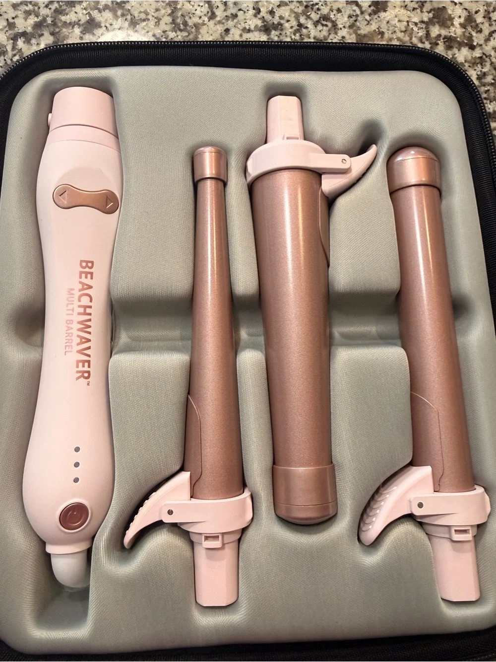 The Beachwaver Co. Multi-Barrel Curling Iron Set in Pink and Rose Gold